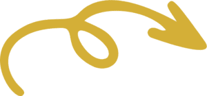 Gold swirly arrow